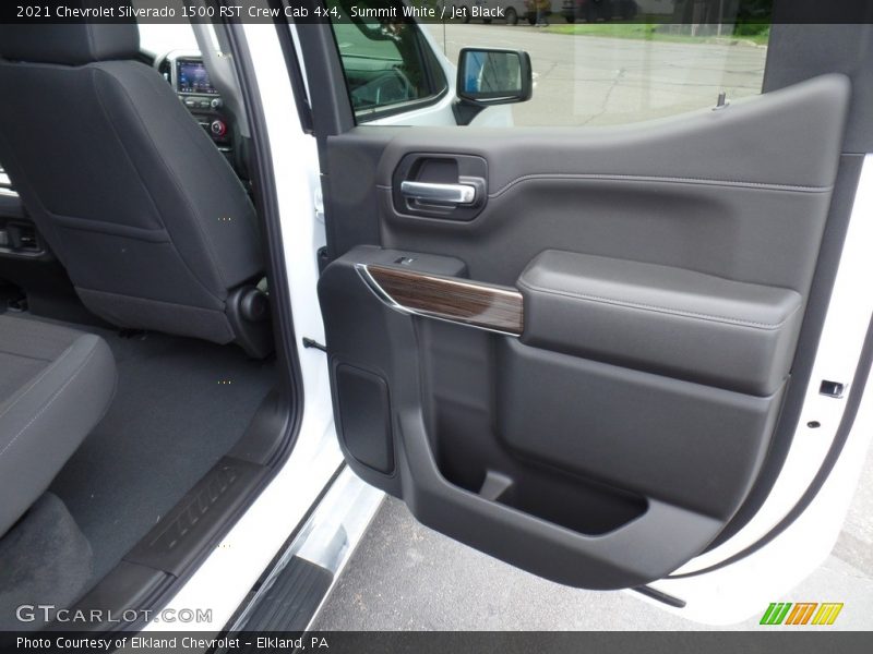 Summit White / Jet Black 2021 Chevrolet Silverado 1500 RST Crew Cab 4x4