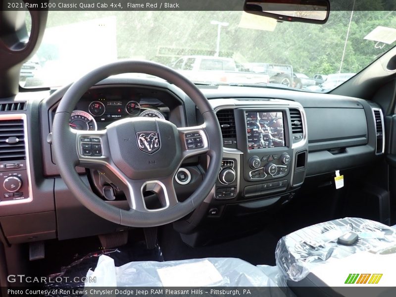 Flame Red / Black 2021 Ram 1500 Classic Quad Cab 4x4