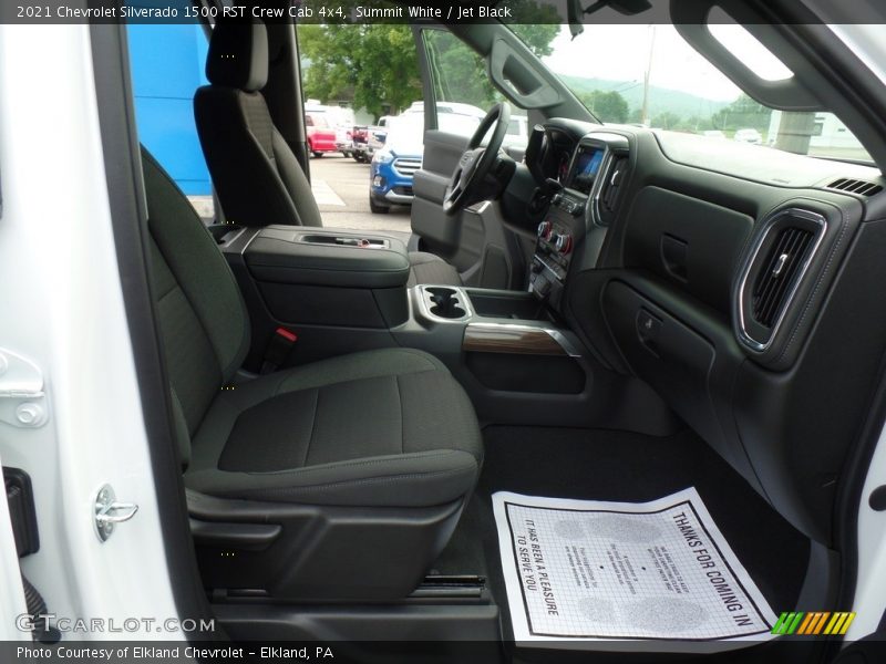 Summit White / Jet Black 2021 Chevrolet Silverado 1500 RST Crew Cab 4x4