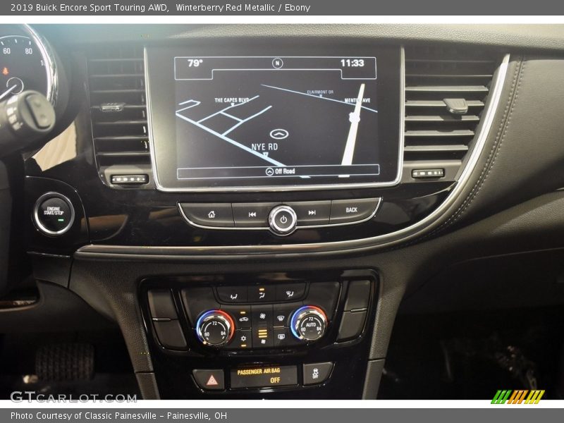 Winterberry Red Metallic / Ebony 2019 Buick Encore Sport Touring AWD