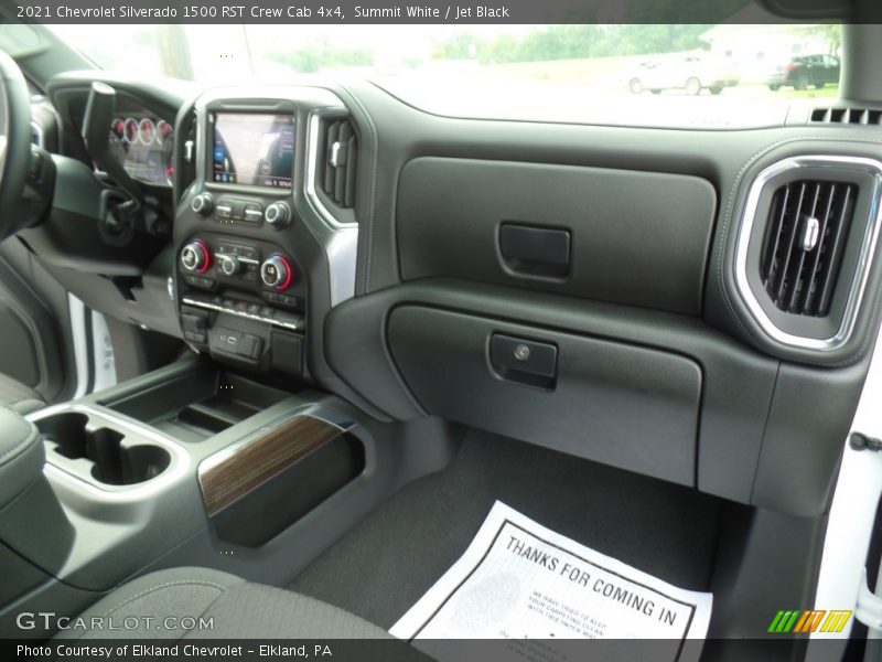 Summit White / Jet Black 2021 Chevrolet Silverado 1500 RST Crew Cab 4x4