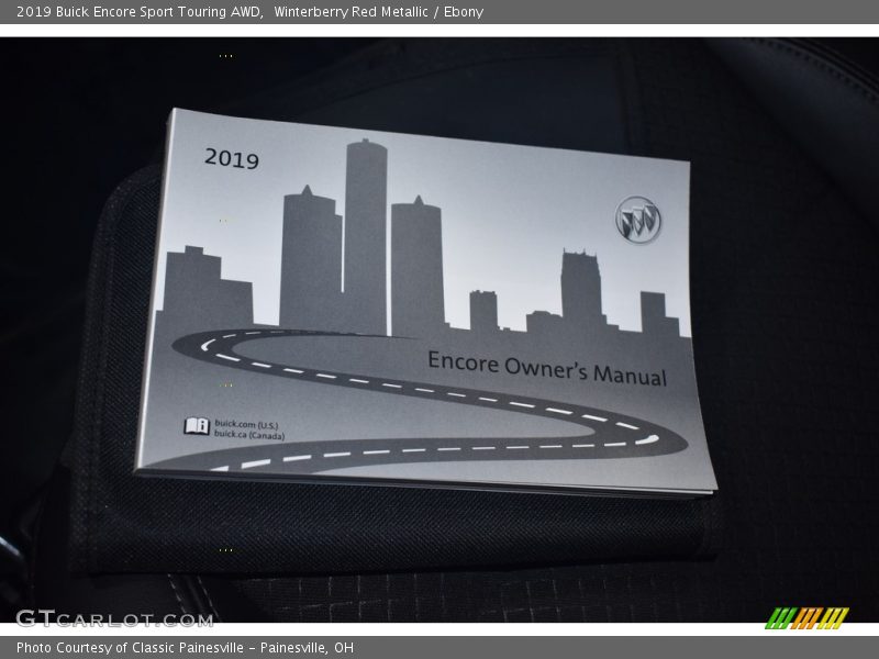 Winterberry Red Metallic / Ebony 2019 Buick Encore Sport Touring AWD