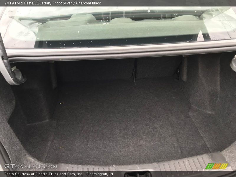 Ingot Silver / Charcoal Black 2019 Ford Fiesta SE Sedan