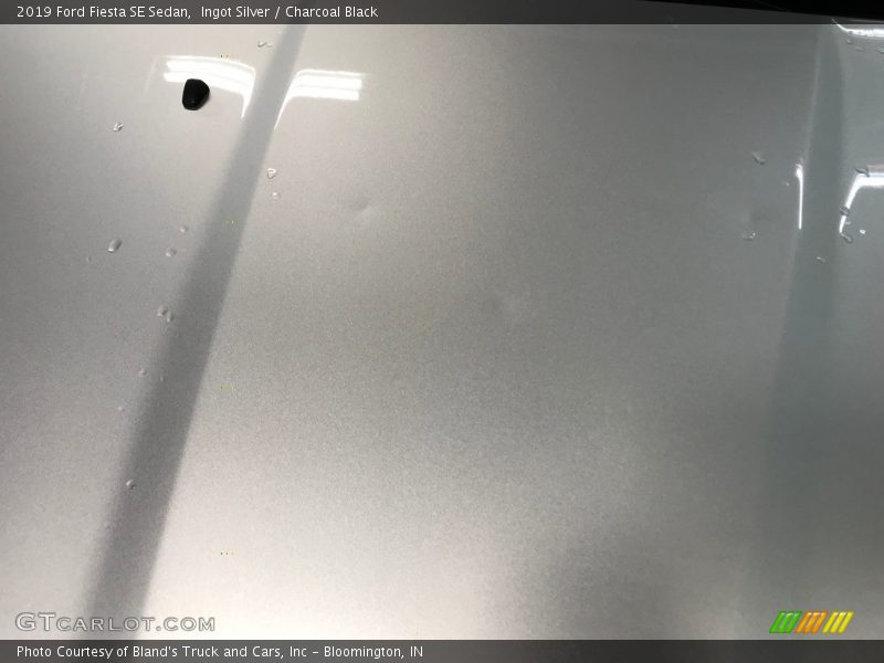 Ingot Silver / Charcoal Black 2019 Ford Fiesta SE Sedan