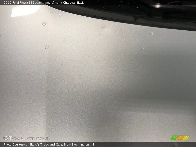 Ingot Silver / Charcoal Black 2019 Ford Fiesta SE Sedan