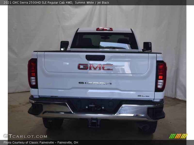 Summit White / Jet Black 2021 GMC Sierra 2500HD SLE Regular Cab 4WD