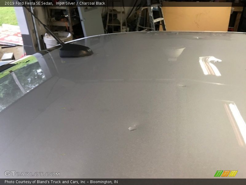 Ingot Silver / Charcoal Black 2019 Ford Fiesta SE Sedan