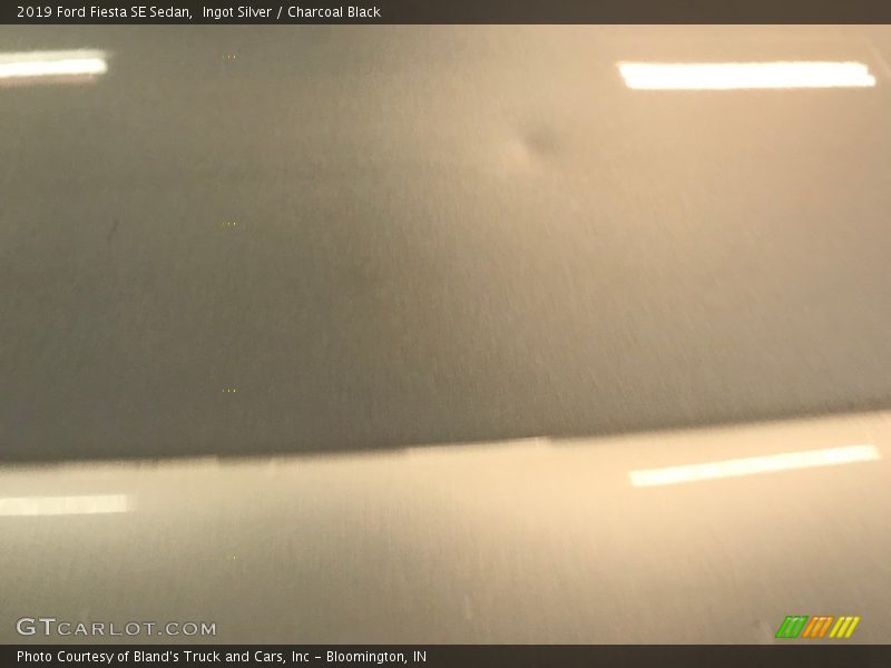 Ingot Silver / Charcoal Black 2019 Ford Fiesta SE Sedan