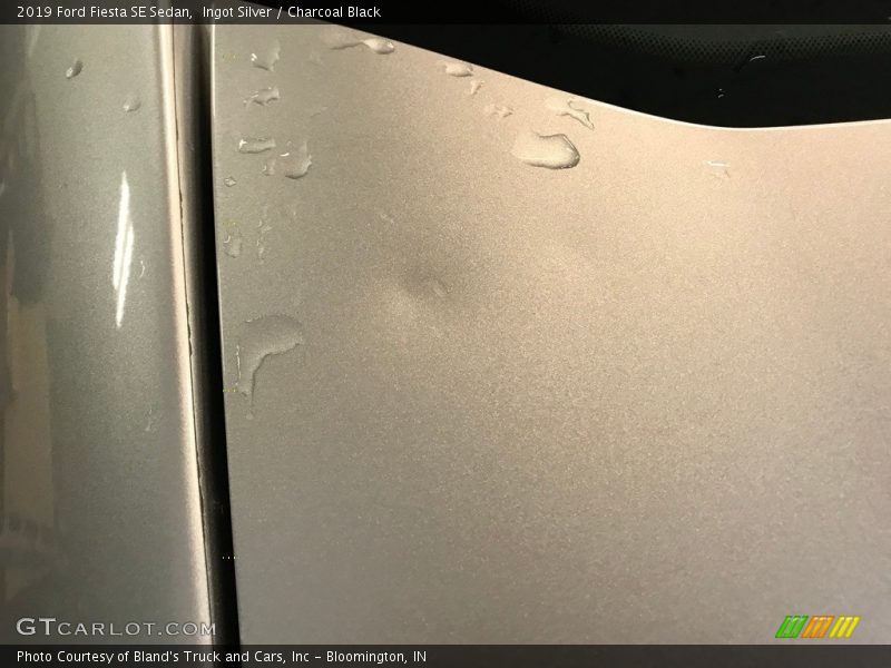 Ingot Silver / Charcoal Black 2019 Ford Fiesta SE Sedan