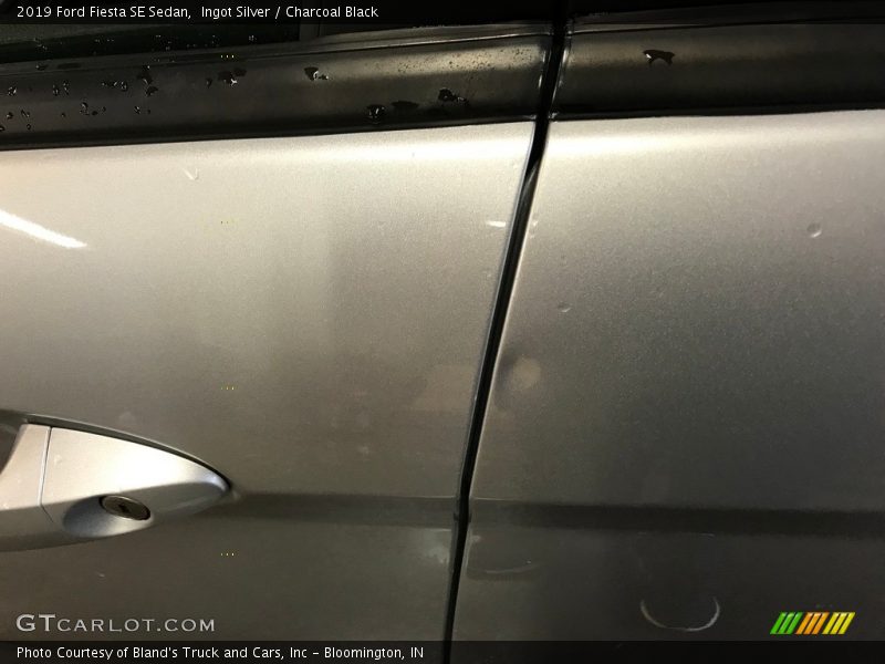 Ingot Silver / Charcoal Black 2019 Ford Fiesta SE Sedan