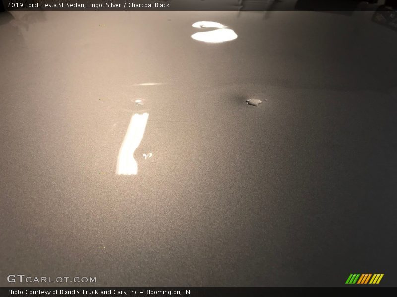 Ingot Silver / Charcoal Black 2019 Ford Fiesta SE Sedan