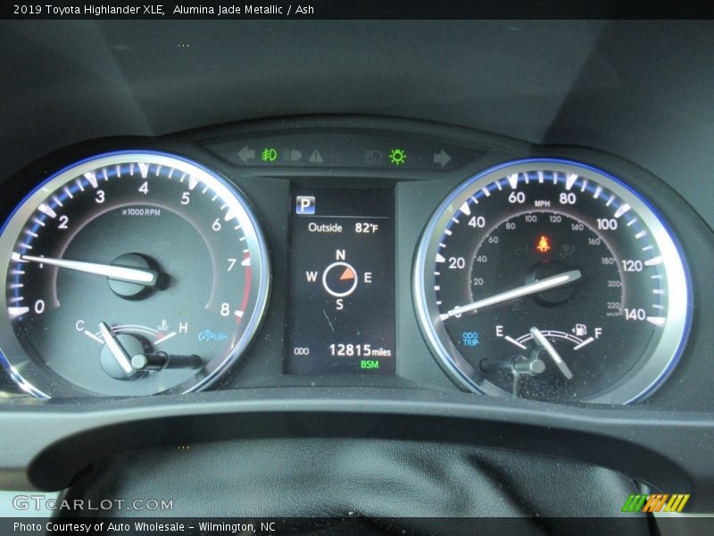 Alumina Jade Metallic / Ash 2019 Toyota Highlander XLE