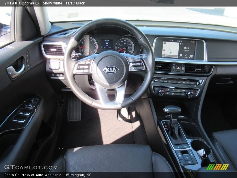 Snow White Pearl / Black 2019 Kia Optima EX