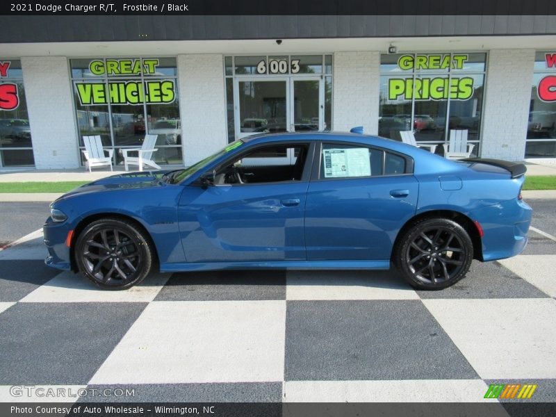 Frostbite / Black 2021 Dodge Charger R/T