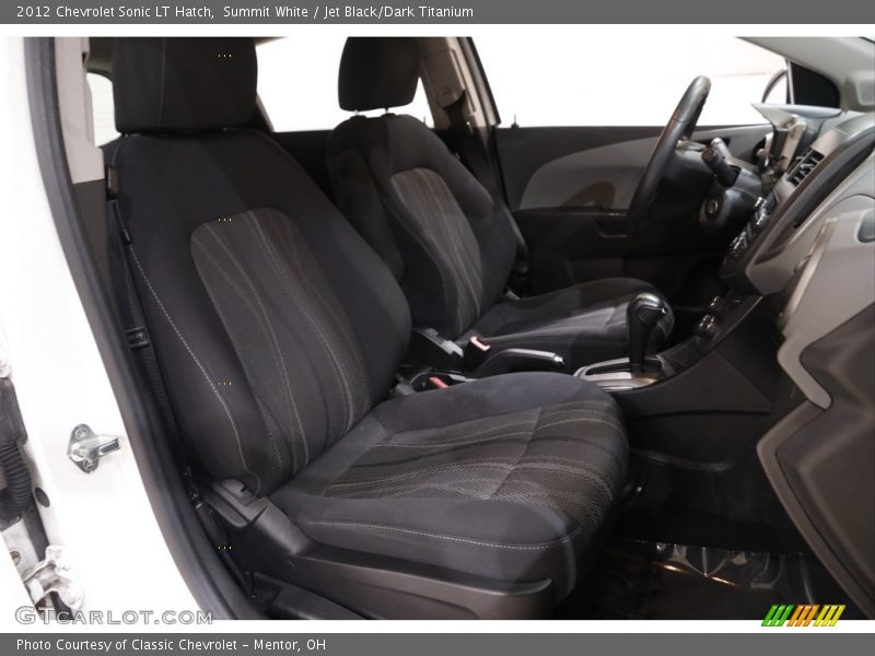 Summit White / Jet Black/Dark Titanium 2012 Chevrolet Sonic LT Hatch
