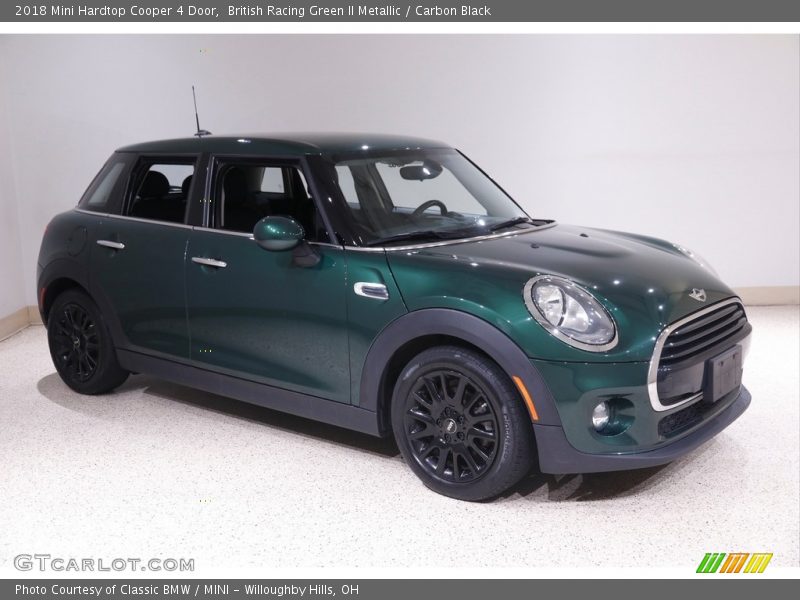 British Racing Green II Metallic / Carbon Black 2018 Mini Hardtop Cooper 4 Door