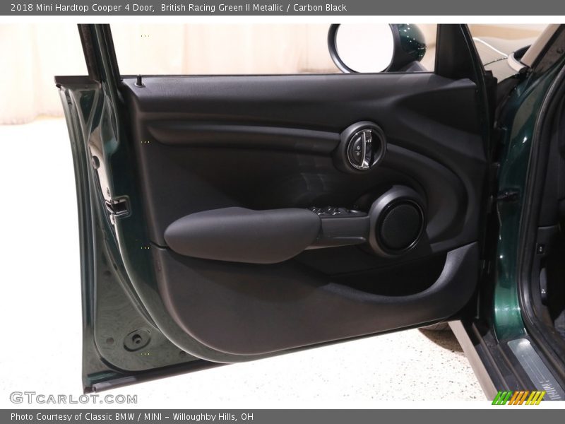 British Racing Green II Metallic / Carbon Black 2018 Mini Hardtop Cooper 4 Door