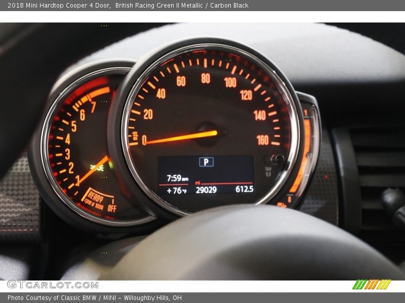 British Racing Green II Metallic / Carbon Black 2018 Mini Hardtop Cooper 4 Door