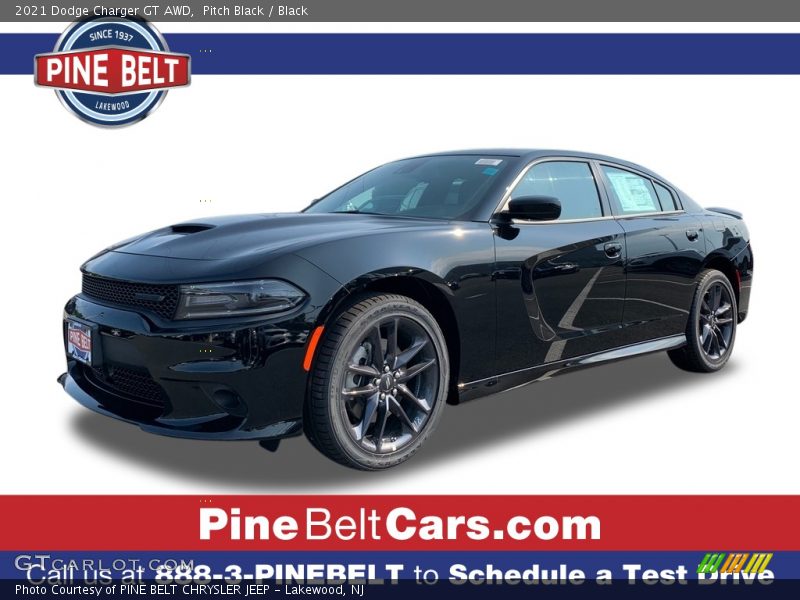 Pitch Black / Black 2021 Dodge Charger GT AWD