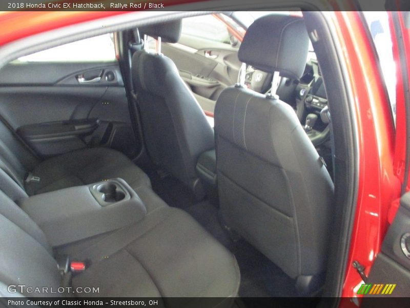 Rallye Red / Black 2018 Honda Civic EX Hatchback