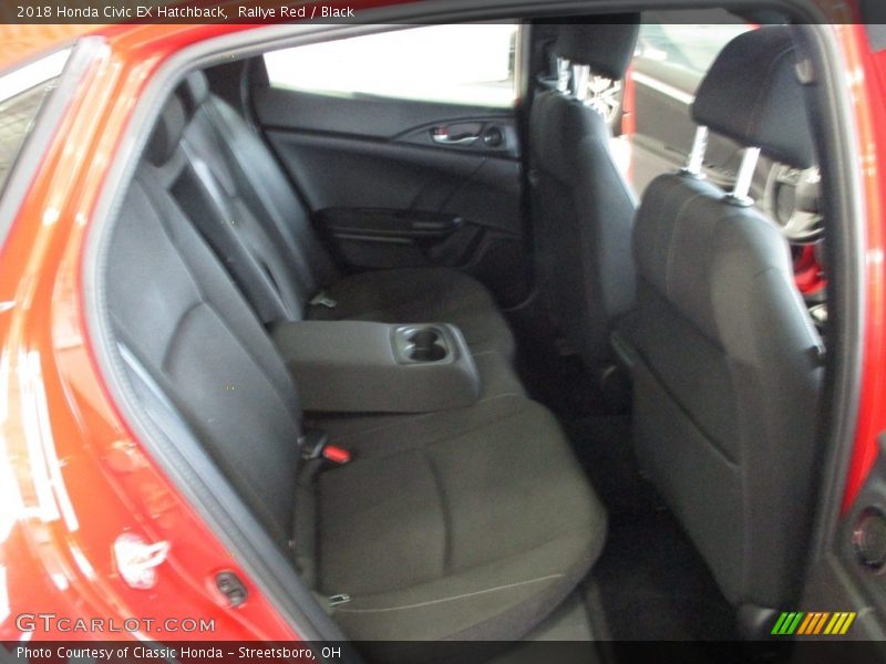 Rallye Red / Black 2018 Honda Civic EX Hatchback