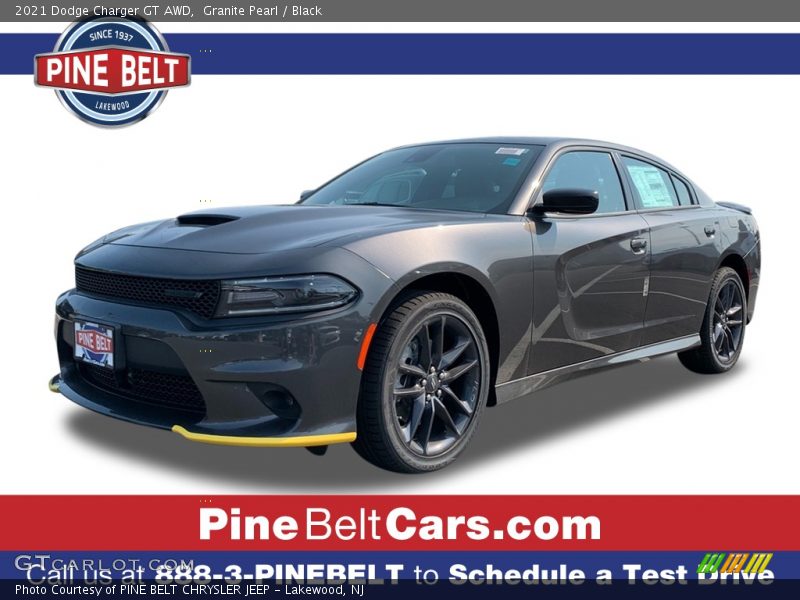 Granite Pearl / Black 2021 Dodge Charger GT AWD