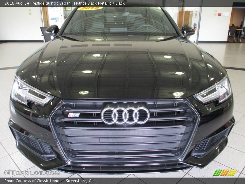 Mythos Black Metallic / Black 2018 Audi S4 Prestige quattro Sedan