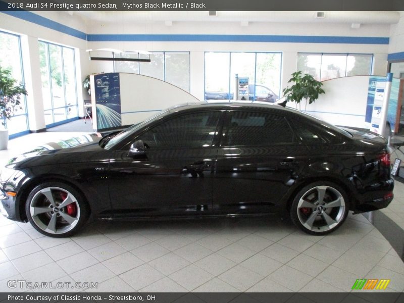 Mythos Black Metallic / Black 2018 Audi S4 Prestige quattro Sedan