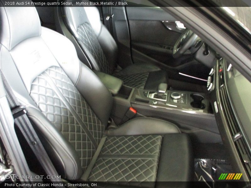 Front Seat of 2018 S4 Prestige quattro Sedan