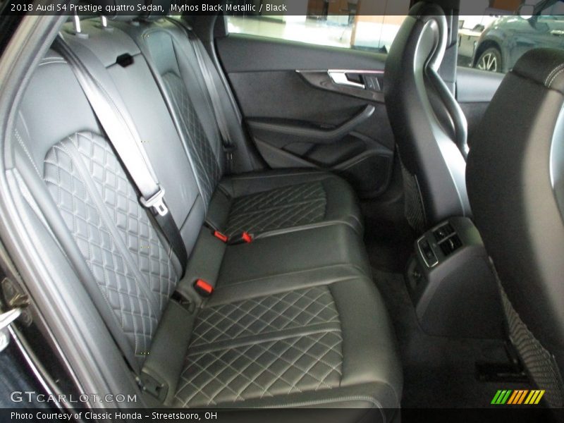 Rear Seat of 2018 S4 Prestige quattro Sedan