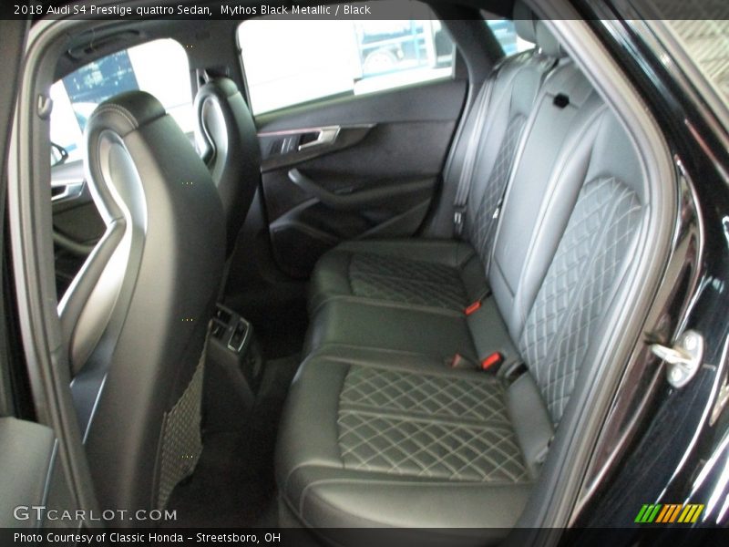 Rear Seat of 2018 S4 Prestige quattro Sedan