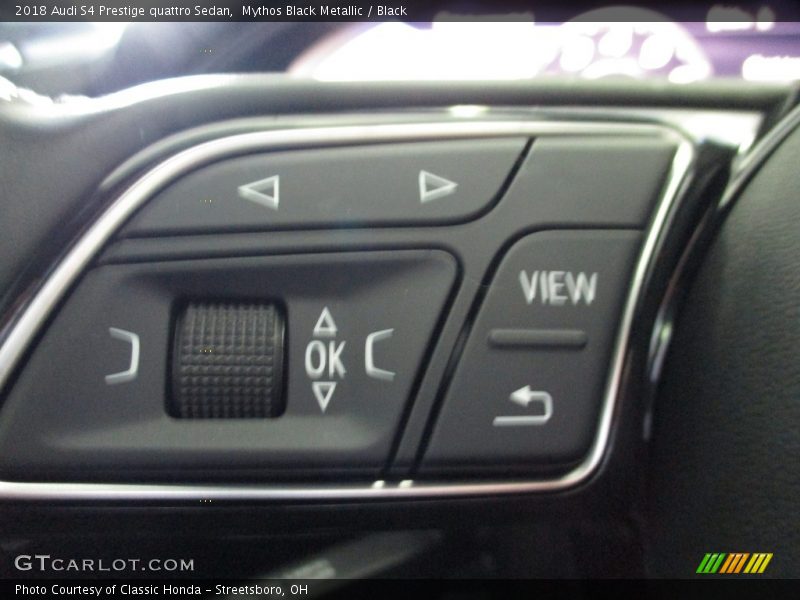 Mythos Black Metallic / Black 2018 Audi S4 Prestige quattro Sedan