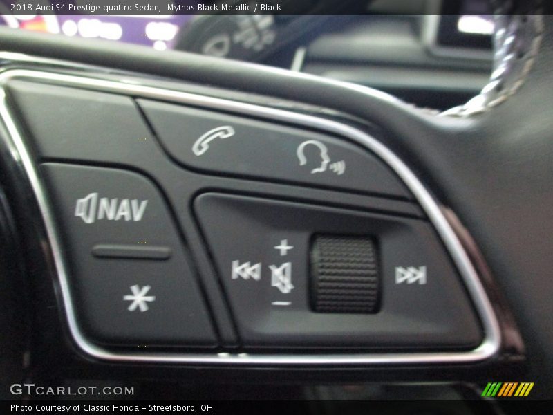 Mythos Black Metallic / Black 2018 Audi S4 Prestige quattro Sedan
