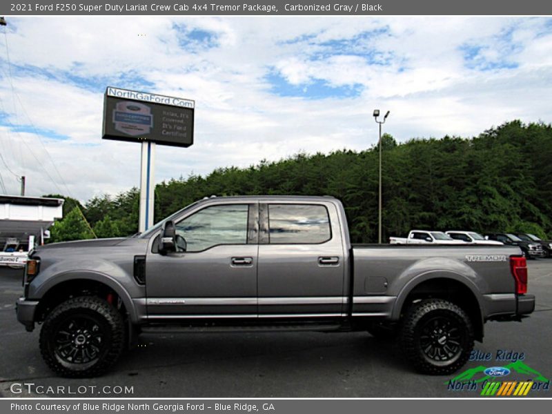 Carbonized Gray / Black 2021 Ford F250 Super Duty Lariat Crew Cab 4x4 Tremor Package
