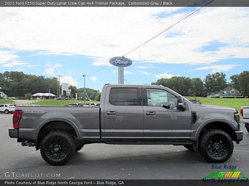 Carbonized Gray / Black 2021 Ford F250 Super Duty Lariat Crew Cab 4x4 Tremor Package