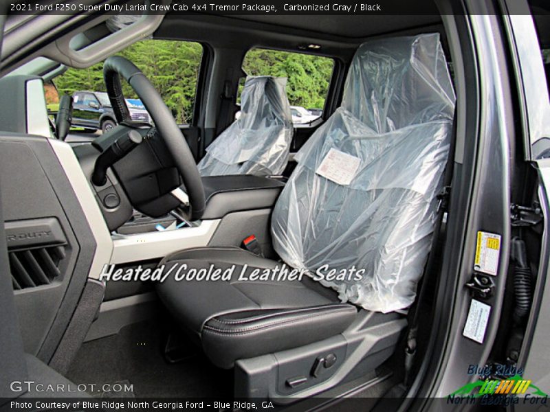 Carbonized Gray / Black 2021 Ford F250 Super Duty Lariat Crew Cab 4x4 Tremor Package
