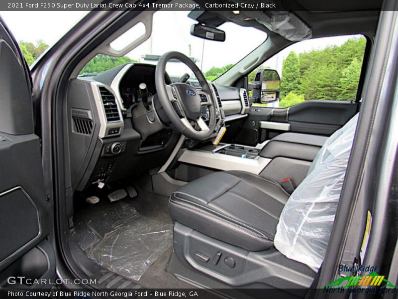 Carbonized Gray / Black 2021 Ford F250 Super Duty Lariat Crew Cab 4x4 Tremor Package
