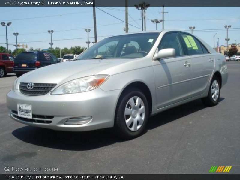 Lunar Mist Metallic / Stone 2002 Toyota Camry LE