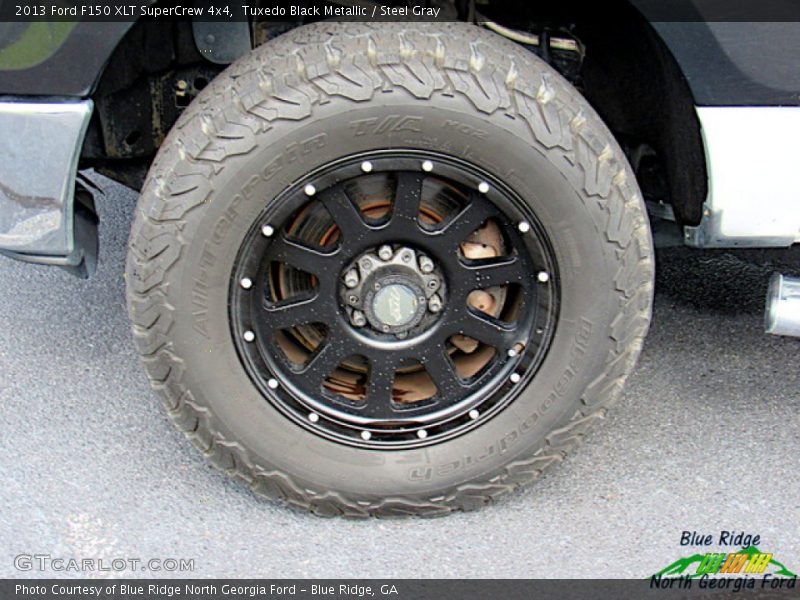 Tuxedo Black Metallic / Steel Gray 2013 Ford F150 XLT SuperCrew 4x4