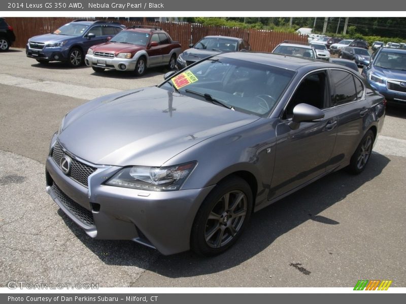 Nebula Gray Pearl / Black 2014 Lexus GS 350 AWD