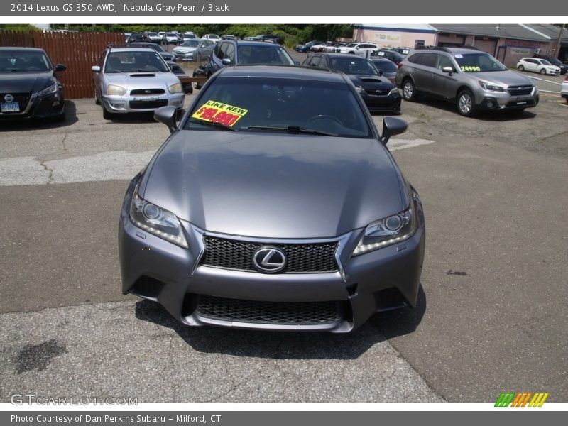 Nebula Gray Pearl / Black 2014 Lexus GS 350 AWD