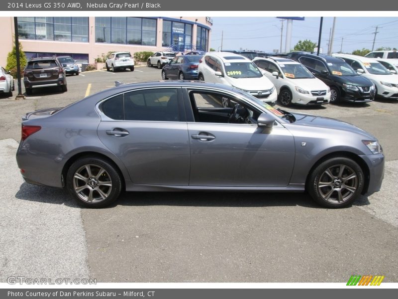 Nebula Gray Pearl / Black 2014 Lexus GS 350 AWD