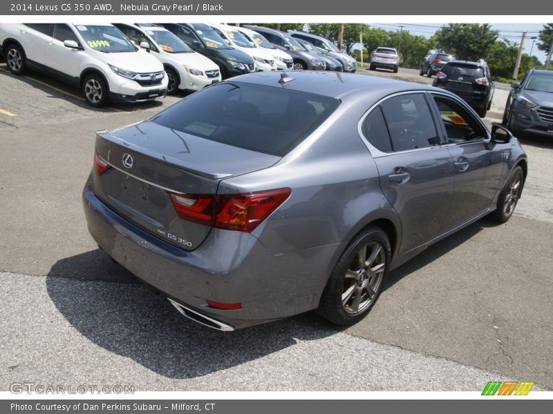 Nebula Gray Pearl / Black 2014 Lexus GS 350 AWD