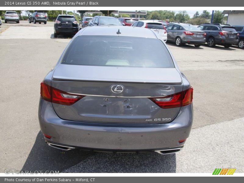 Nebula Gray Pearl / Black 2014 Lexus GS 350 AWD