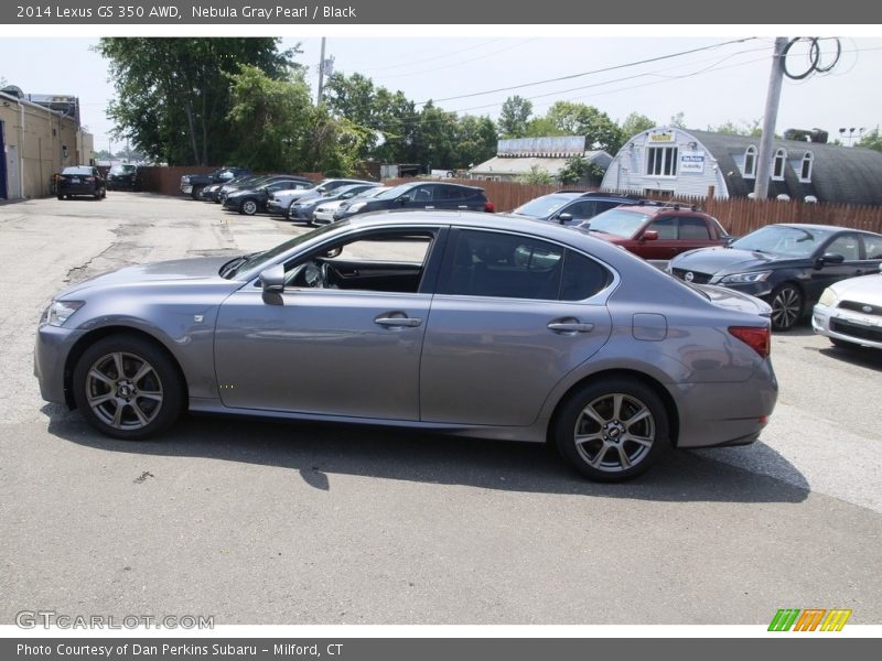 Nebula Gray Pearl / Black 2014 Lexus GS 350 AWD