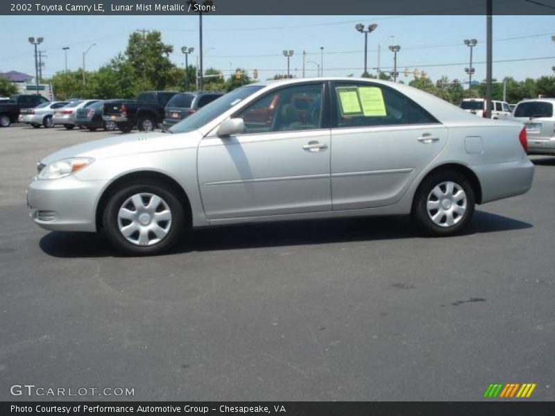 Lunar Mist Metallic / Stone 2002 Toyota Camry LE