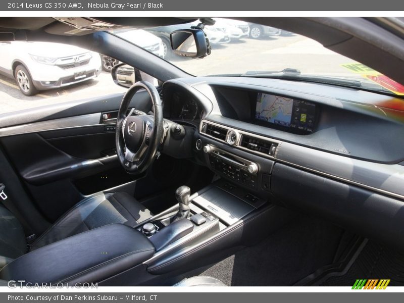 Nebula Gray Pearl / Black 2014 Lexus GS 350 AWD