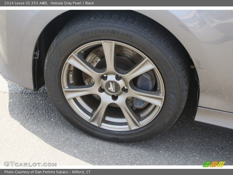 Nebula Gray Pearl / Black 2014 Lexus GS 350 AWD