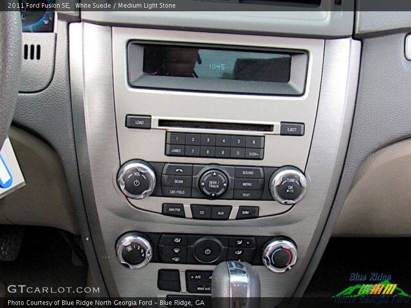 White Suede / Medium Light Stone 2011 Ford Fusion SE