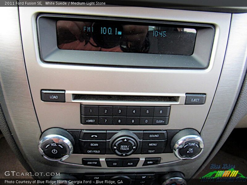 White Suede / Medium Light Stone 2011 Ford Fusion SE